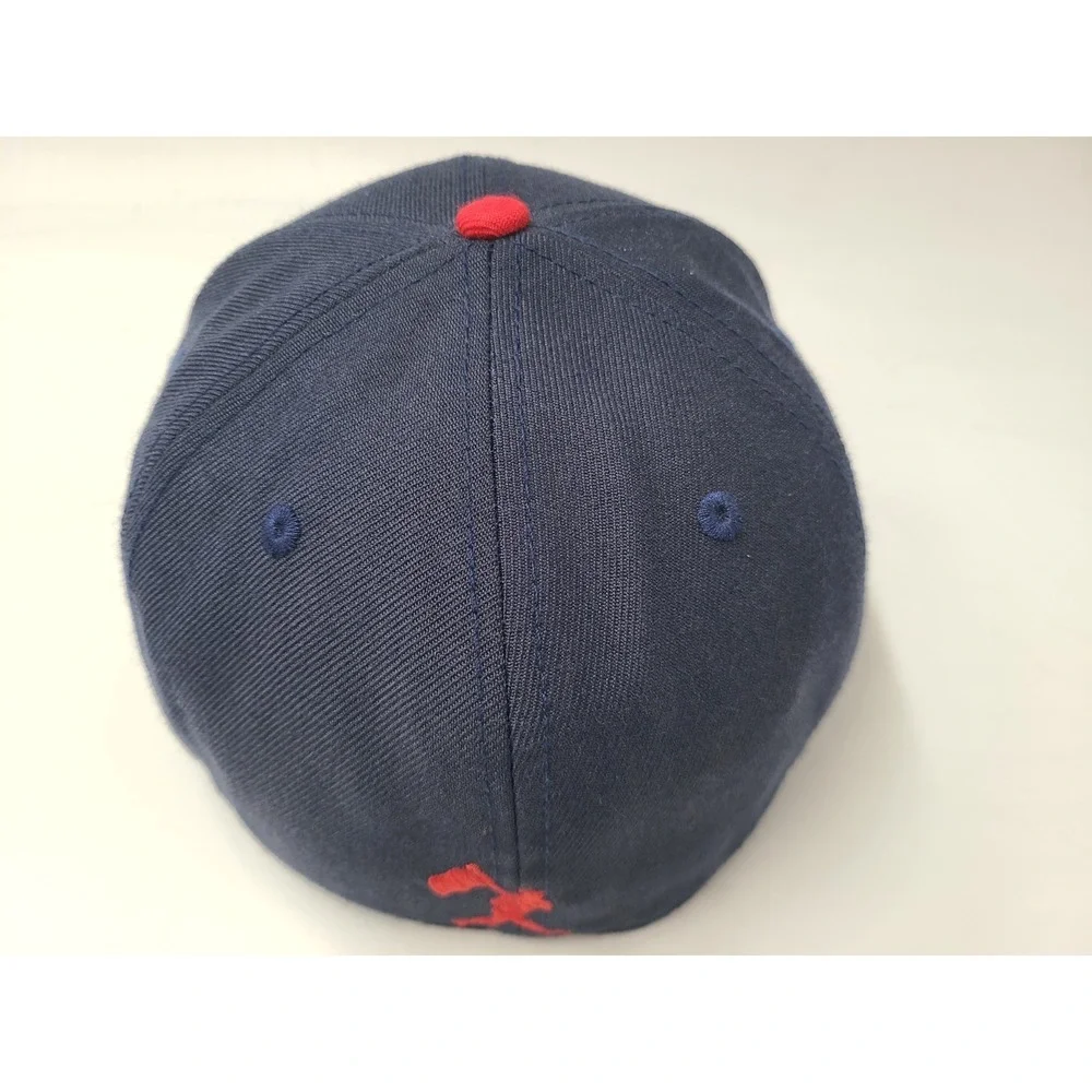 Baseballism Home Run Derby Dropping Bombs Fitted (Seems 7 3/8) Hat Cap Men Blue‎